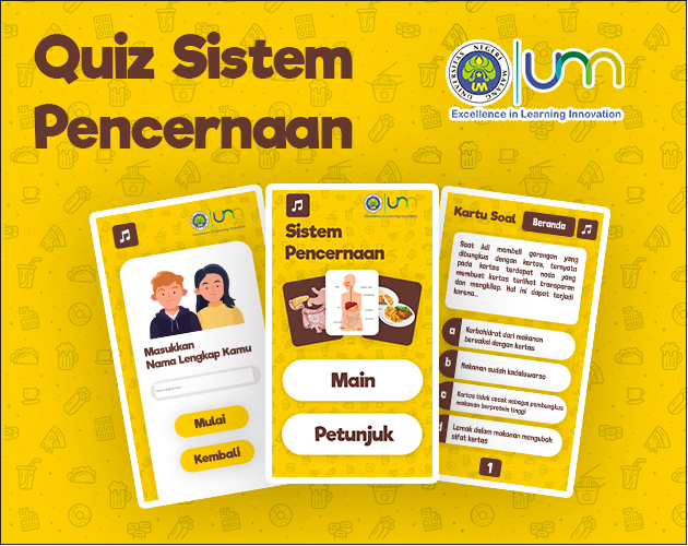 Quiz Sistem Pencernaan – Multimedia Pembelajaran Interaktif